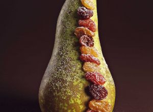 Recette de clafoutis aux poires et aux raisins par Joël Robuchon