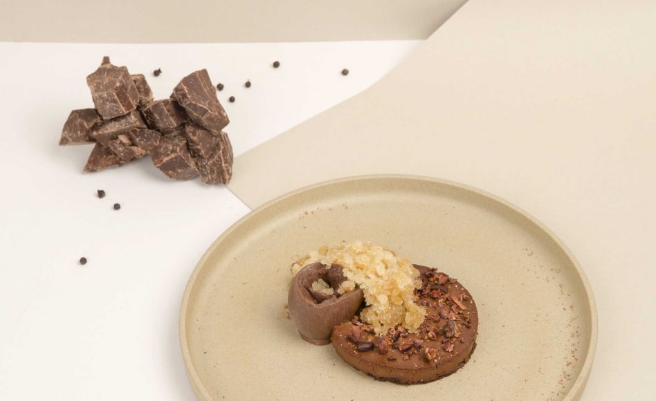 Recette de chocolat et fèves de cacao, poivre de kampot par Jessica Préalpato