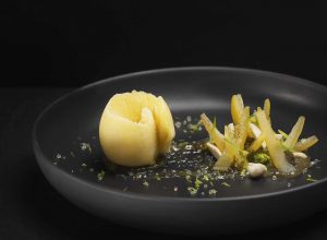 Recette de citron de Michel Bachès, algues kombu à l'estragon par Alain Ducasse