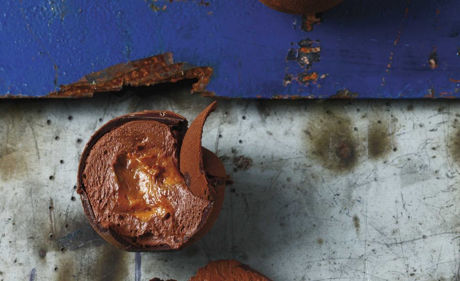 Recette de boules café, caramel, chocolat par Christophe Adam