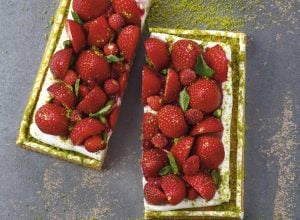 Recette de carré fraise vanille menthe par Christophe Adam