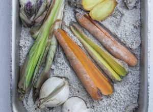 Recette de légumes au gros sel par Alain Ducasse