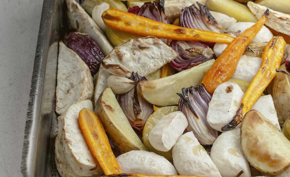 Recette de légumes d'hiver rôtis au four par Alain Ducasse