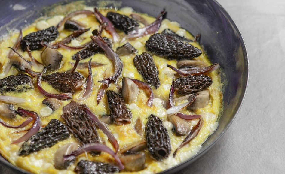 Recette d'omelette aux morilles par Alain Ducasse