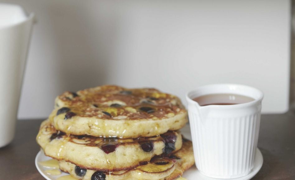 Pancakes aux myrtilles