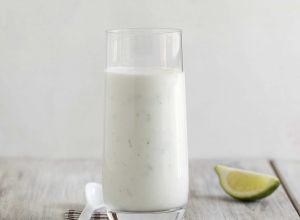 Recette de yaourt à boire au zeste de citron vert par l'Académie du goût