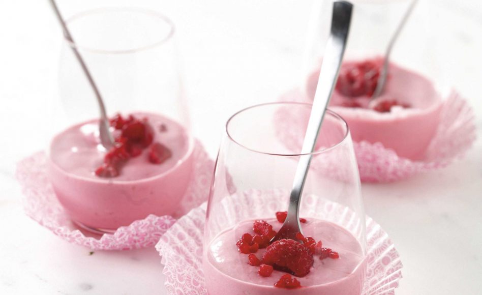 Frozen yogurt aux fruits rouges