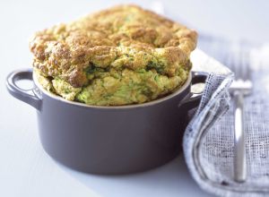 Mini-soufflés aux épinards