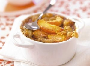 Crumble de pêches
