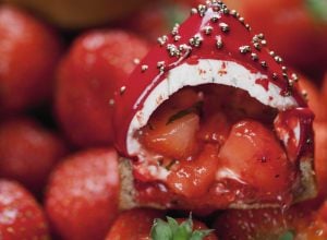 Recette de tartelettes fraise par Cédric Grolet