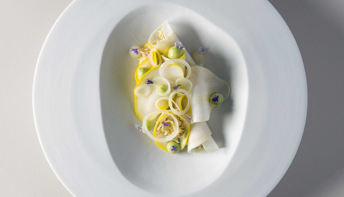 Recette De Tourteau Patisson Et Ciboule Par Mauro Colagreco