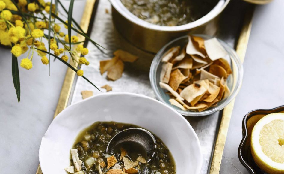 Recette de soupe de lentilles au citron par Liza et Ziad Asseily