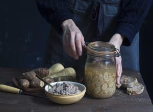 Recette de pickles de racines par Romain Meder