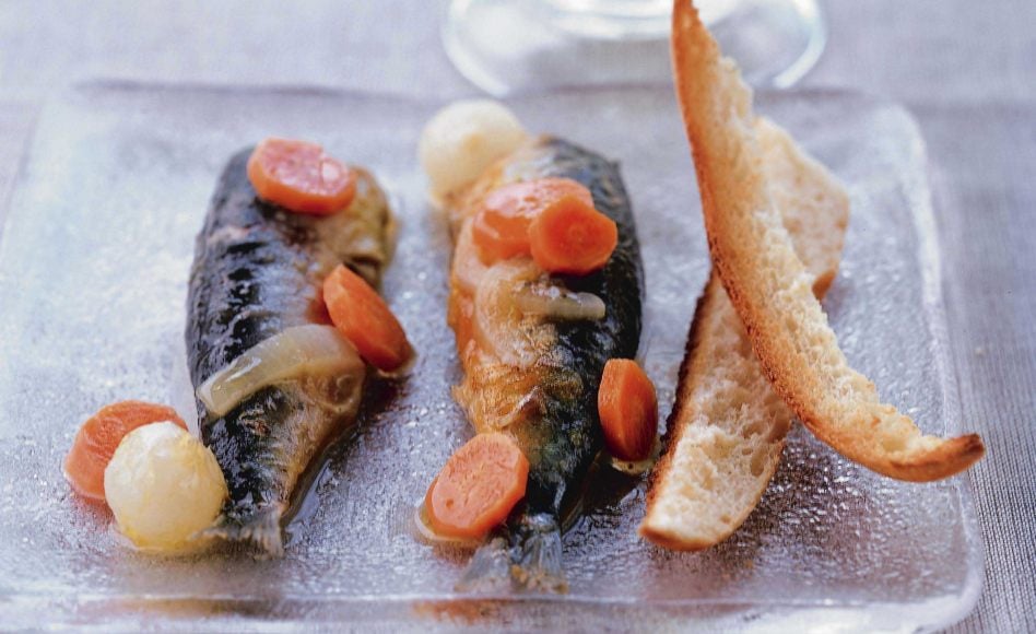 Recette de sardines en escabèche par Alain Ducasse