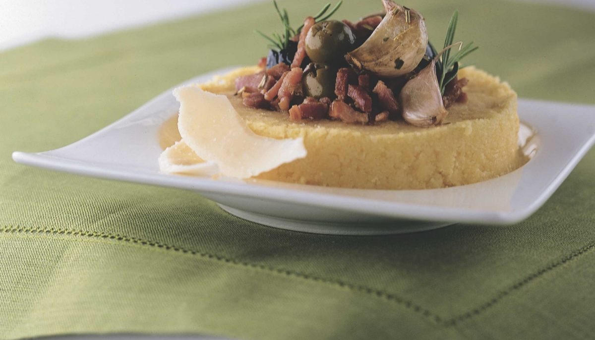 Recette de Polenta moelleuse aux olives par Alain Ducasse Académie du