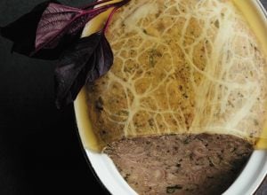 Pâté d’andouillette au poivre vert