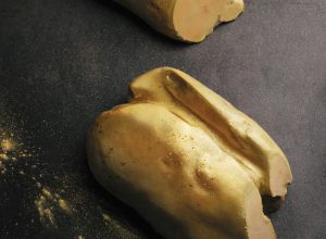 Foie gras d’oie confit, gelée au gewurztraminer