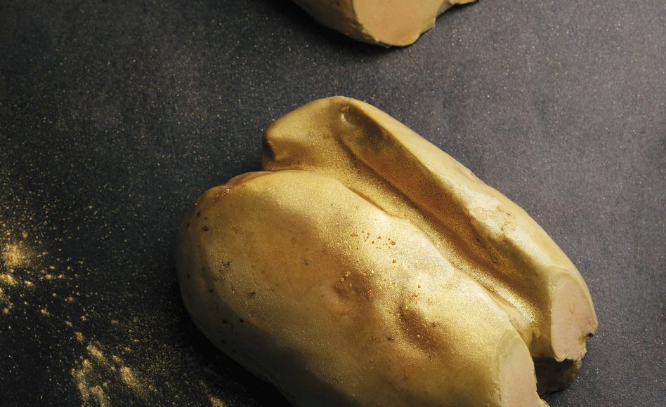 Foie gras d’oie confit, gelée au gewurztraminer