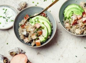 Recette de salade quinoa, bulots par Paule Neyrat