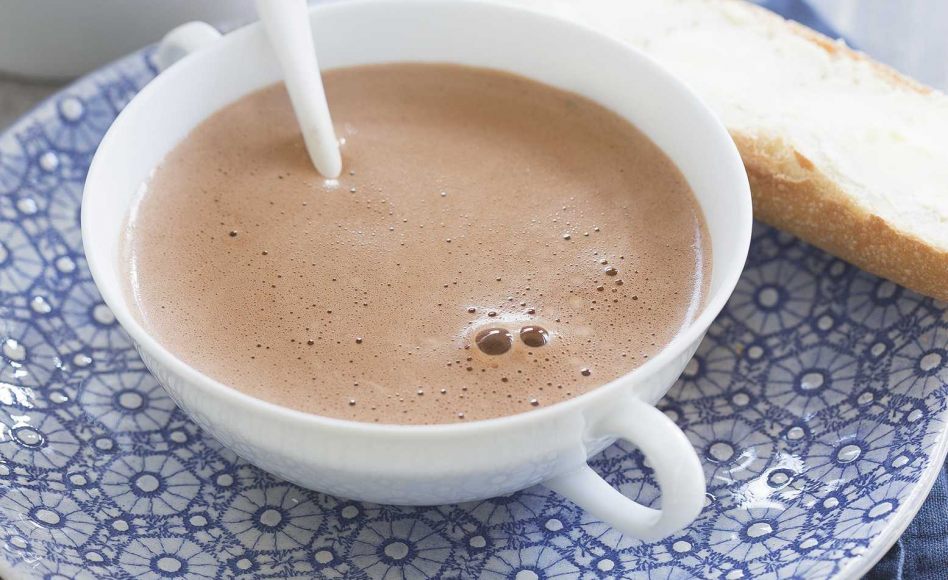 Chocolat chaud au thé earl grey