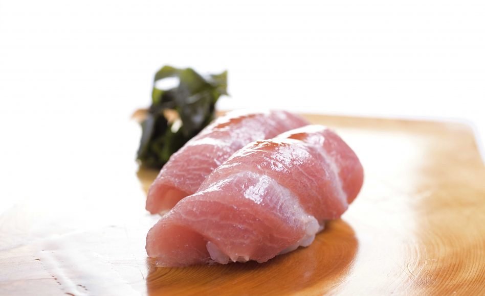 Sushi nigiri facile au thon gras