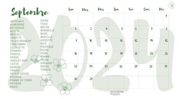 Que mange t-on en septembre ?