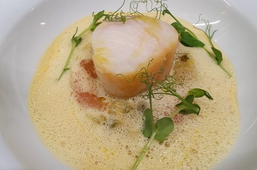 Recette De Dos De Cabillaud Sauce Curry Coco Et Parmentiere De Poireaux Par Xavier Malandran