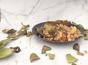 Recette de salade de quinoa aux cœurs d’artichauts par Liza et Ziad Asseily