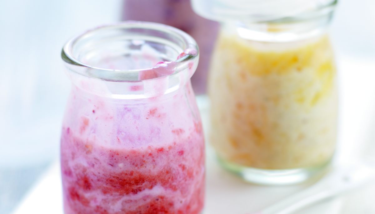 Recette de Recette bébé mousses d'abricot, fraise, myrtille par Alain