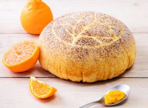 recette de gâteau de crêpes soufflées et mandarine