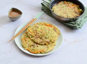 recette de crêpes de légumes coréennes