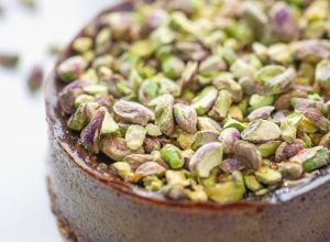 Flan à la pistache et fleur d’oranger