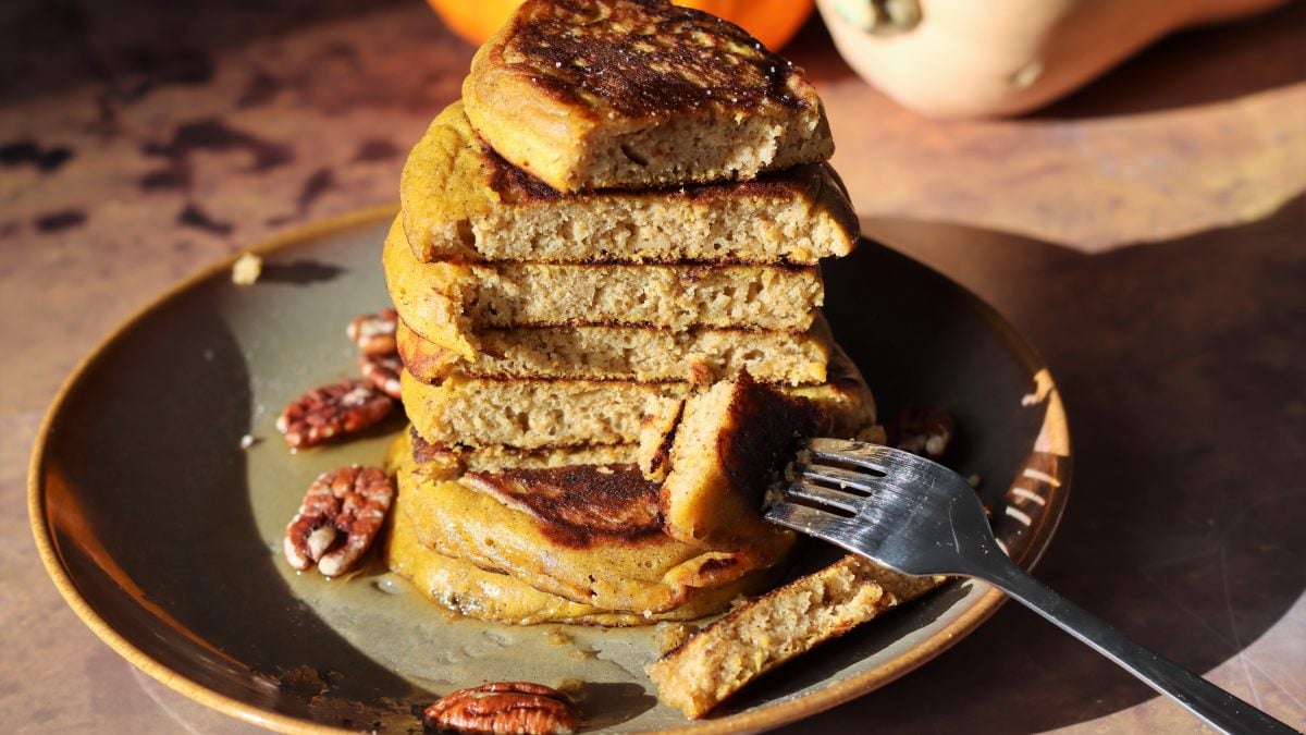 Perouges Pancake Recette de Pancakes de courge butternut par Académie Du Goût - Académie ...