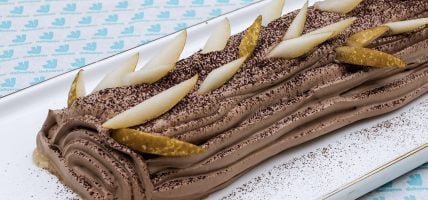 Bûche poire et chocolat
