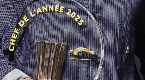 Voici le chef de l'année 2025, il succède à son papa au palmarès 20 ans après !