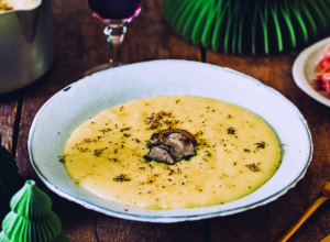 Aligot de Noël à la truffe