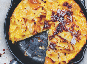 Tyropita express à la poêle : feuilleté à la feta