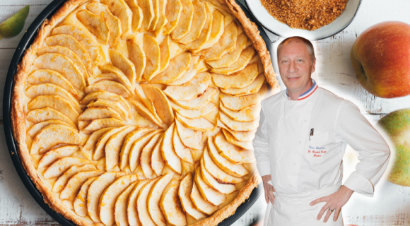 "C’est la première recette que j’ai faite avec ma maman" : Eric Frechon partage la recette de sa tarte aux pommes !