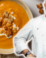 Velouté de potimarron : Philippe Etchebest dévoile sa recette ultra-gourmande