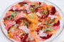 Carpaccio de saumon, betteraves multicolores
