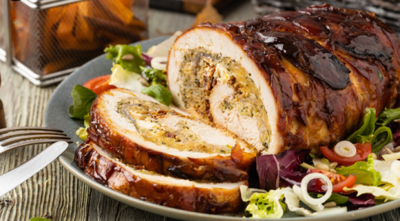 La recette de Philippe Etchebest pour Noël : la dinde aux marrons version rôti