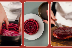 La recette végétale et ultra-gourmande du chef Hugo Riboulet : tatin aux deux betteraves