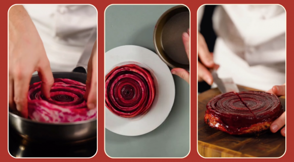 La recette végétale et ultra-gourmande du chef Hugo Riboulet : tatin aux deux betteraves