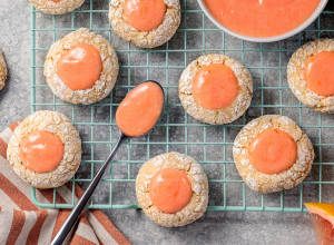 Cookies au pamplemousse rose de Floride