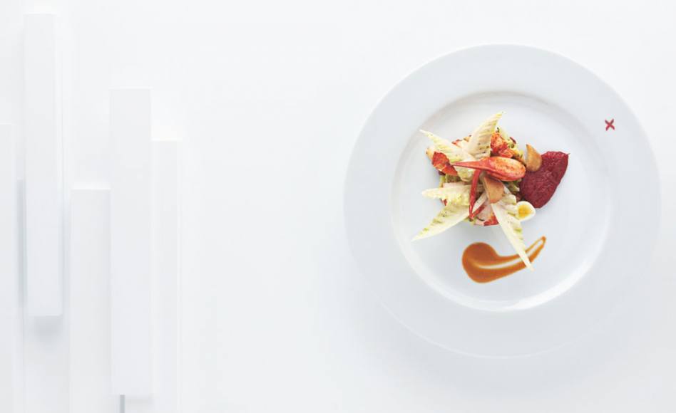 Salade caesar au homard par Alain Ducasse
