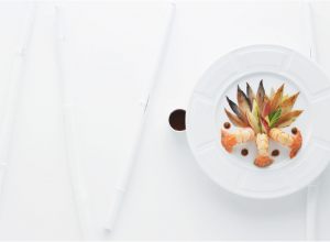 Langoustines à la plancha, endives rôties, sauce citron/câpres par Alain Ducasse