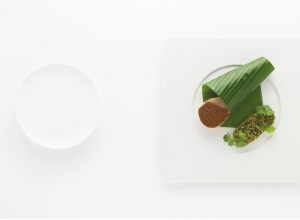 Espadon Yucatan, arroz verde par Alain Ducasse