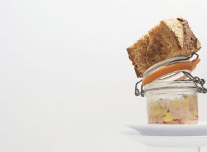 Pot de la cuisinière lyonnaise, charpie de lapin au foie gras