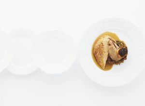 Poule faisane en cocotte par Alain Ducasse