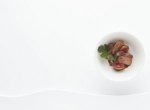 Cèpes bouchons, figues et foie gras par Alain Ducasse